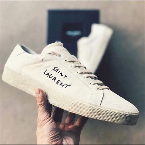 ysl sneakers off white|yves saint laurent sneakers sale.